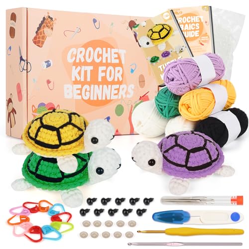 Aeeque Kit Crochet Débutant Complet, 42 pcs Crochet Kit, Kit de C...