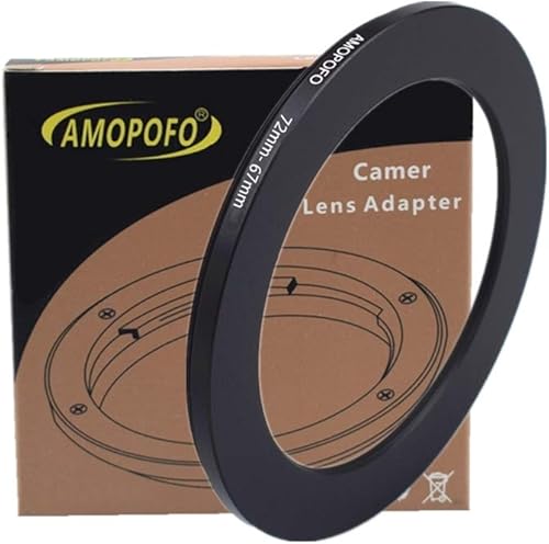 Miniatura 5 de Anillo de filtros de cámara de 2.835 in a 2.638 in compatible con todas las lentes de cámara de 2.835 in o accesorio de filtro UV CPL de 2.638 in,