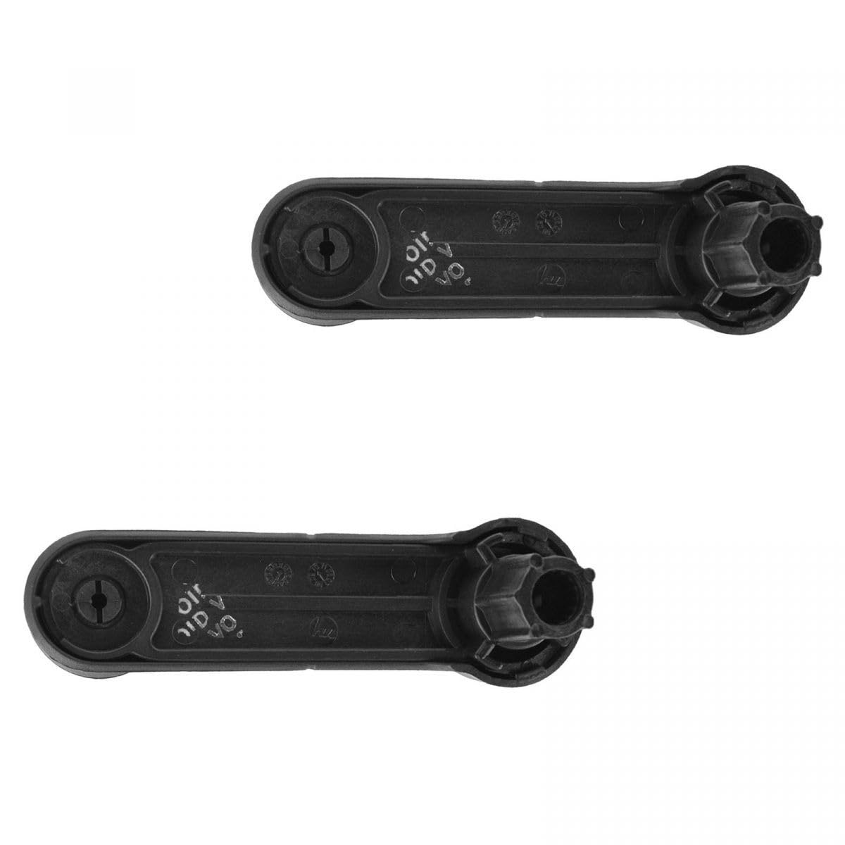 Karoldeare Window Crank Handle Manual Pair for Ford for Ranger 1993-2003 for Windstar 1995-2003 for F550 SuperDuty 2001-2015 Truck (Black) Front Rear Left Right 2 Piece F37Z1023342A
