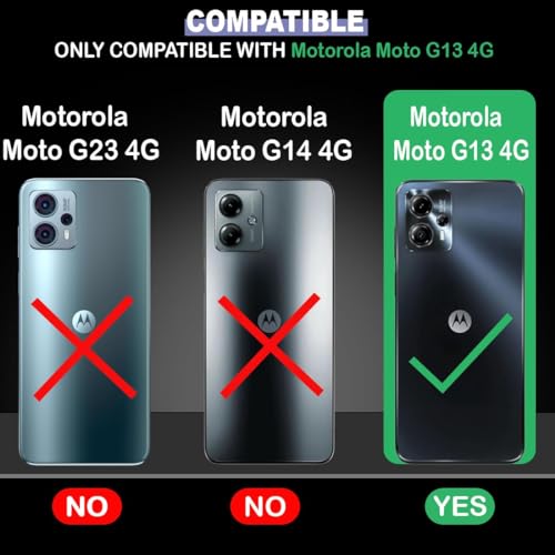 Image of Back Cover for Motorola Moto G13 4G / G23 4G | Full Camera Protection | Premium Liquid Silicon Case | Flexible Bumper Case for Motorola Moto G13 4G / G23 4G (Purple)