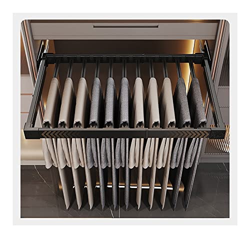Rack de pantalon de retrait pour un dressing parfait et bien rangé