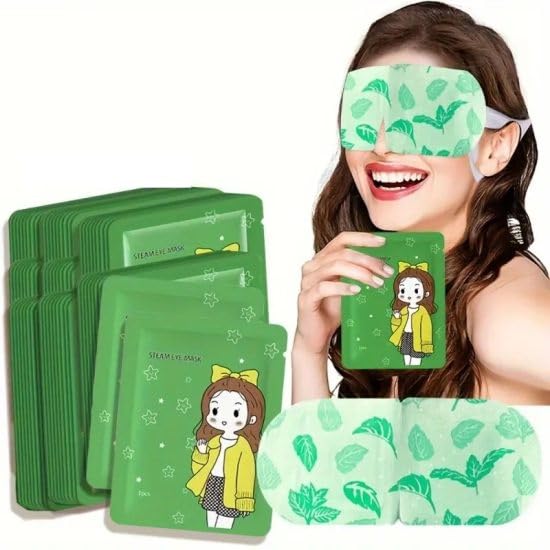 NIYANETAIL Self-Heating Steam Eye Mask | Relaxing & Soothing Eye Care for Stress Relief & Better Sleep(pack of 10)-image-15