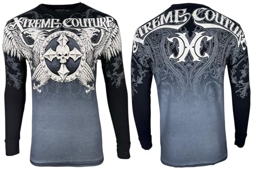 Xtreme Couture by Affliction Men's Thermal Shirt INDUSTRIALIZED2