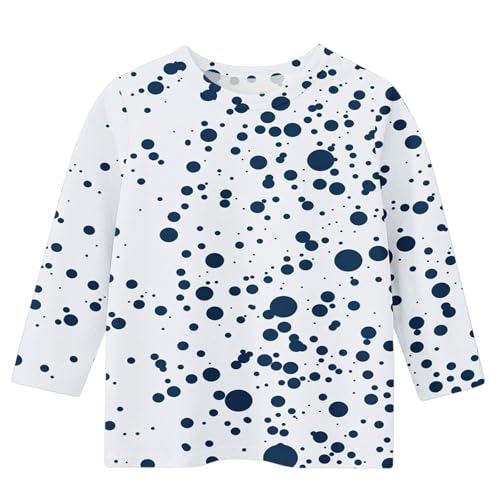 Boys Girls Cute Printed 3/4 Sleeve T-Shirts Loose Crewneck Casual Summer Graphic Tee Tops for Kids 3-12 Years3