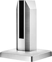 Stainless Steel Glass Clamp, Glass Clamps Adjustable Glass Panel Poles 10-12mm Pool Glass Clamp with 4 Screws for Stairs Balcony Pool Glass