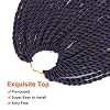 Crochet Hair for Black Women - 18 Inch 8 Packs Senegalese Twist Crochet Hair Pre Looped, 35 Strands/Pack Ombre Twist Crochet Hair