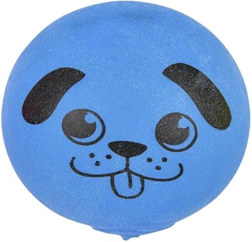 Miniatura 5 de Bola de azúcar exprimible sensorial de 2.4 pulgadas, 6 unidades (caras de animales)