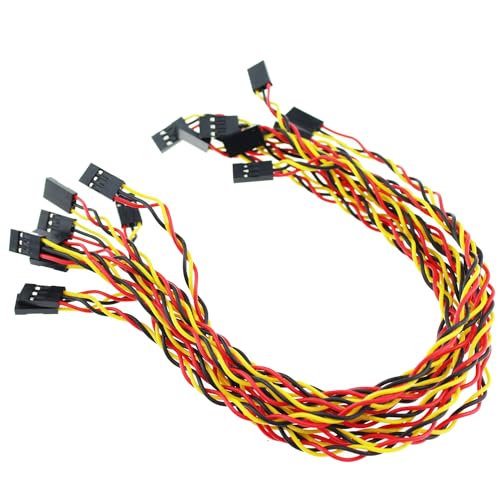 3P Conector Macho a Macho 300mm Paquete x10 miniatura 1