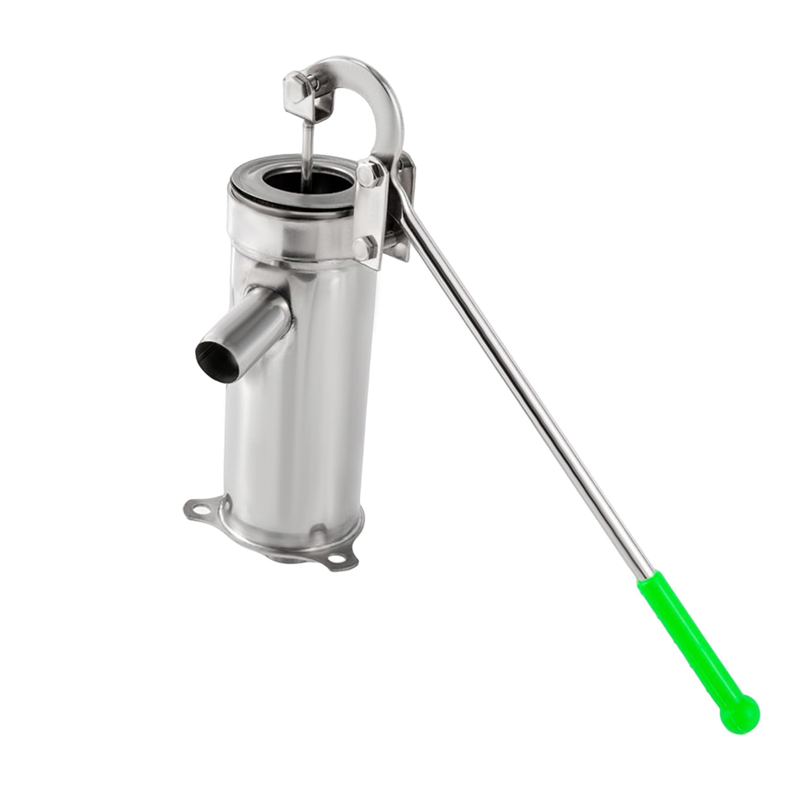 Handwaterpomp, diepe bronwaterpomp, handmatige zuigpomp, bronpomp met automatische zuigpomp, handpomp van roestvrij staal voor huis, tuin, erf