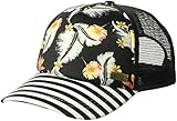 Roxy Women's Water Come Down Trucker Hat, anthracite tropical love sample 1SZ