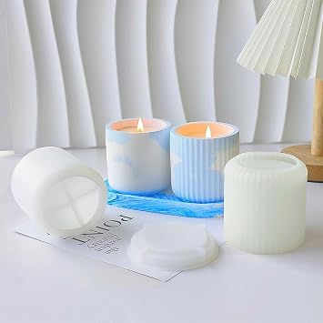 5 Stück Sukkulente Kaktus Silikonform 2 Vase + 1 Paletten + 2 Deckel DIY Blumentopf Gießform Vase Silikonform Silikonformen Gießformen Blumenvase Silikonformen Epoxidharz Formen Moulds