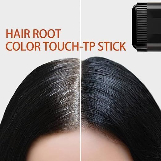 Aezta Hair Color Stick, Waterproof Hair Dye Stick Safe, Touch Up Comb 2 In 1, Waterproof And Sweat-Proof (Nature Black) 4