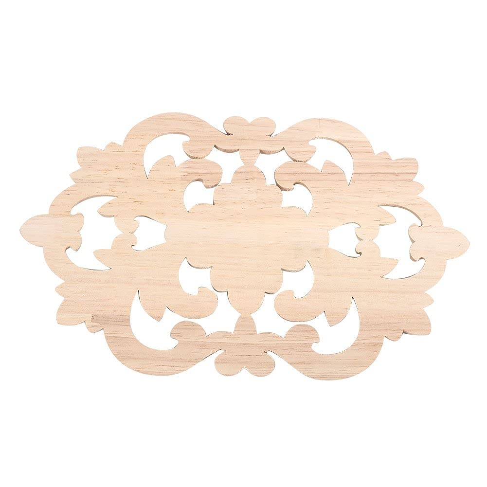 FRUHLING Decorazioni Legno Intagliato - 4 Pezzi Applique Per Mobili E Pareti - Foto 4