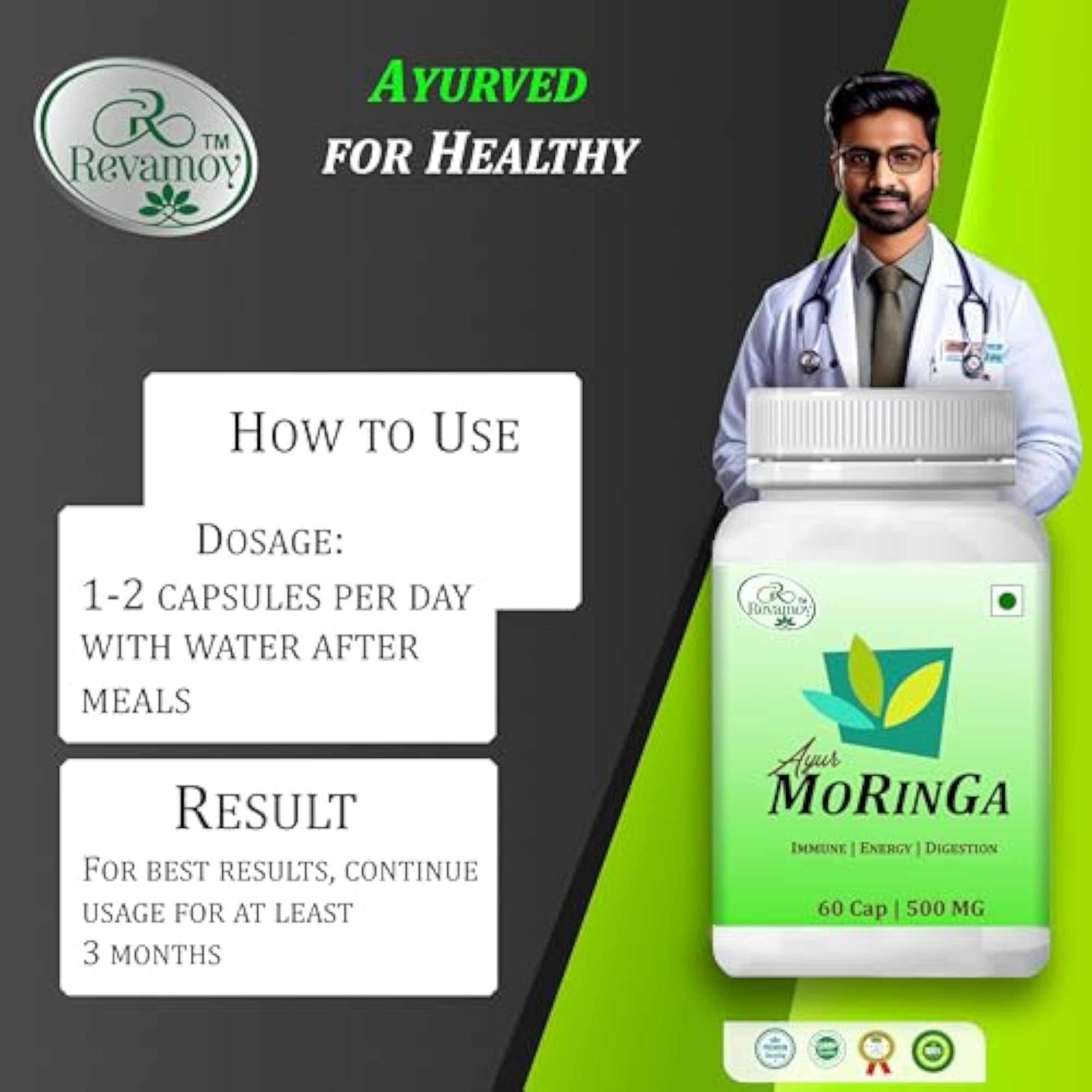 Ayur Moringa Ayurvedic Supplement