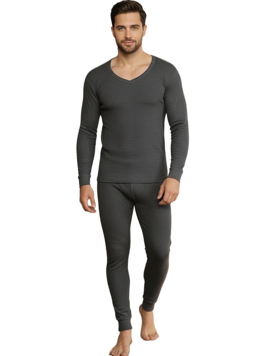 Winter Body Warmer || Breathable & Quick-Drying Cotton-Polyester Thermal Lower-JM-46-picture-21