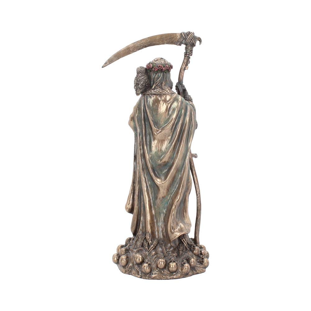 Nemesis Now - Statuetta di Santa Muerte, 38 cm, colore: bronzo