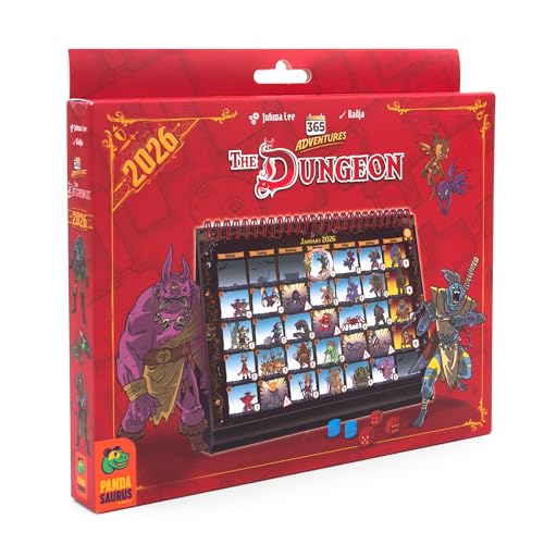 365 Adventures: The Dungeon (2026) Calendario Juego de Mesa miniatura 1