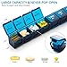 XL Monthly Pill Organizer 1 Time a Day, 4 Week Pill Case Compartments, Yaklim Weekly Vitamin Organizer Extra Large, Medicine Container for Daily Pill Keeper
