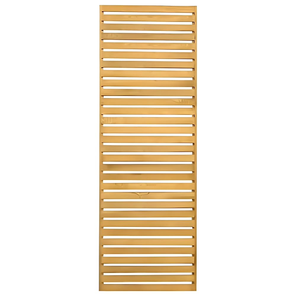 Slatted Trellis Panel 180cm x 60cm(6ft x 2ft) Pressure Treated | Decorative Timber Fence Topper for Screening & Climbing Plants | Treated Garden Trellis Panel with 15-Year Guarantee