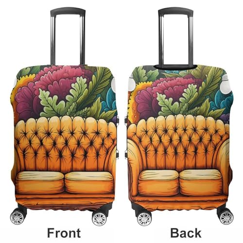 Travel Wheeled Suitcase Sleeve Dustproof Anti-scratch Couch Luggage Case Protective Cover For 19-32 Inch Luggage3