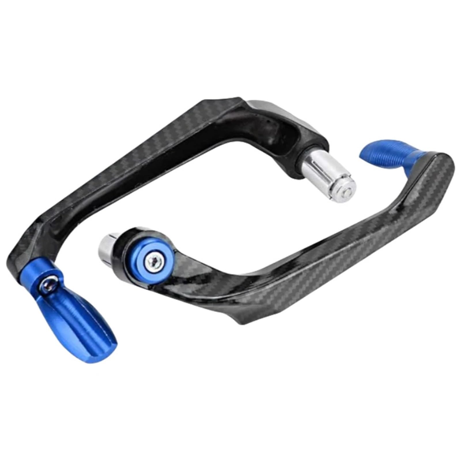 Hydbcnp Blue Motorcycle Handguards Motorcycle Scooter Mountain Bikes Brake Guard Lever Handlebar Clutch Handguard Protector Modification Motorcycle Handlebar Protector(Blue)