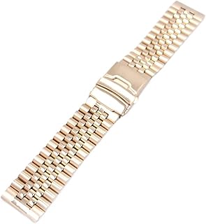 Liberación rápida Quitar enlaces Diseño de tornillo Correa de reloj de acero inoxidable Hebilla sólida premium 20 mm 22 mm 24 mm Correa de reloj