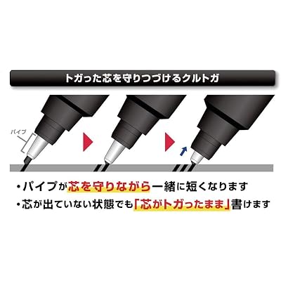 Uni-Ball Dry Toga Roulette Mechanical Pencil (0.5mm) Black