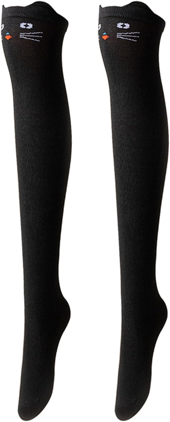 Extra Long Stripe Thigh High Socks Neon Over Knee High Socks for Women Stocking Cosplay Femboy Socks Striped Tights