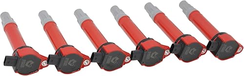 Miniatura 2 de DRAGON FIRE PERFORMANCE Paquete de energía de bobina de encendido de 6 piezas compatible con Dodge Chrysler 300 Magnum Charger Sebring Stratus 2.5L