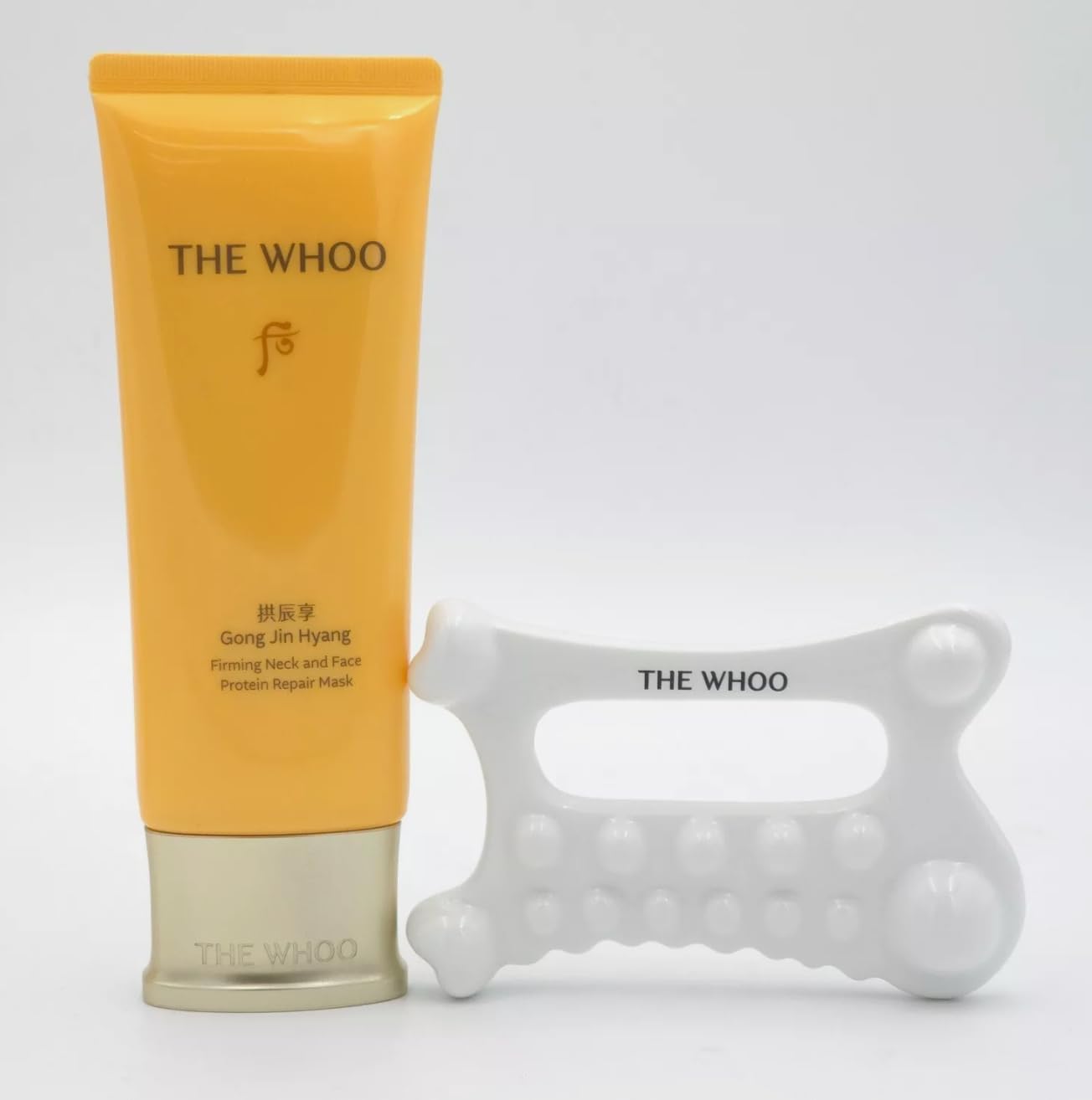 THE WHOO Gong Jin Hyang Firming Neck And Face Protein Repair Mask Special Set - Image 6