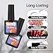 ROSALIND Esmaltes Semipermanentes de Uñas en Gel UV LED, 6 Colores Kit...