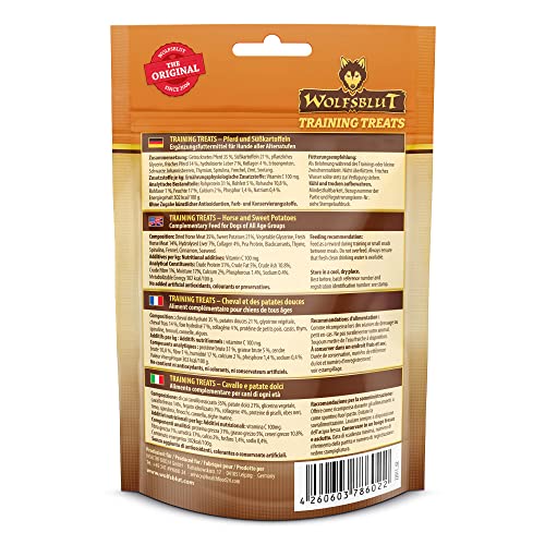 Wolfsblut - Training Treats Wide Plain 7 x 70 g - Hundesnack - Hundefutter - Getreidefrei