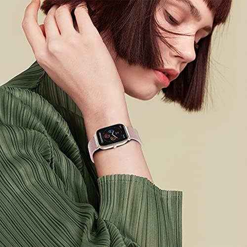Bransoletka kompatybilna z Amazfit GTS 2, 20 mm, stal nierdzewna, metalowa, zamienna do Amazfit GTS 2 Mini, Amazfit GTS, Amazfit GTS 3, Amazfit Bip, Amazfit Bip U, Bip U Pro, Amazfit GTS 2e, Amazfit GTR 42 mm