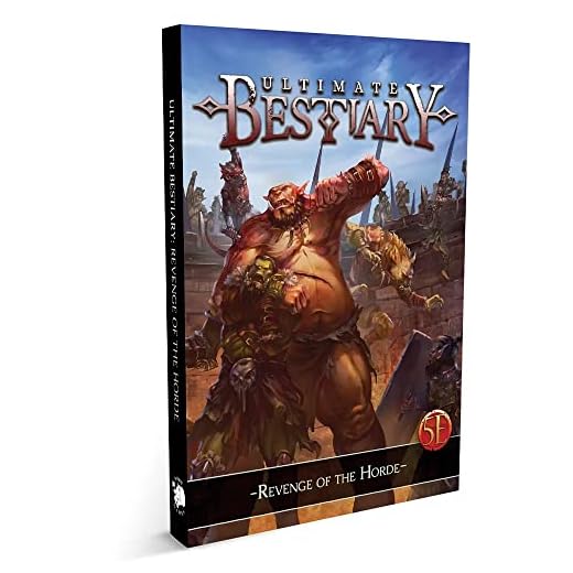 Dungeons and Dragons 5th Edition – Ultimate Bestiary: Revenge of The Hordes by Nord Games – D&D Books – Games for Adults and Kids – Tabletop RPG DND - Compatible with D&D 5e