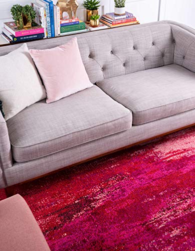 Tapete decorativo rectangular 185x275 cm rosa miniatura 5