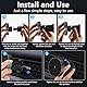 Handyhalterung Auto mit Ladefunktion 15W, Mag-Safe Autohalterung, Handy Halterung Auto, Ladegerät Auto Induktive Ladestation, Kfz Handyhalterung, Schnellladung, für iPhone 16/15/14/13/12 Samsung