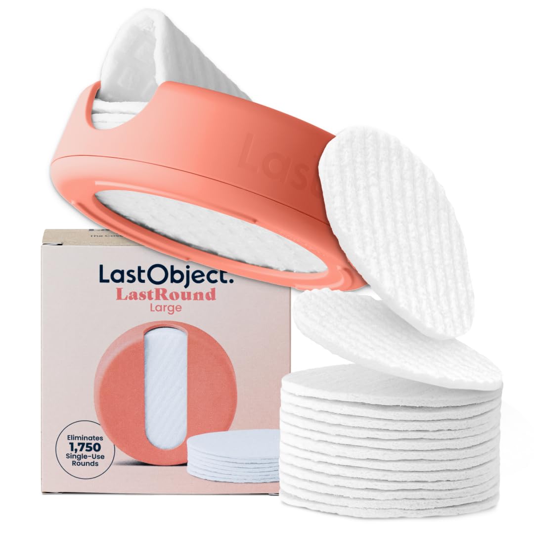 Photo 1 of LastRound Reusable Cotton Rounds - Peach (7 Pack)