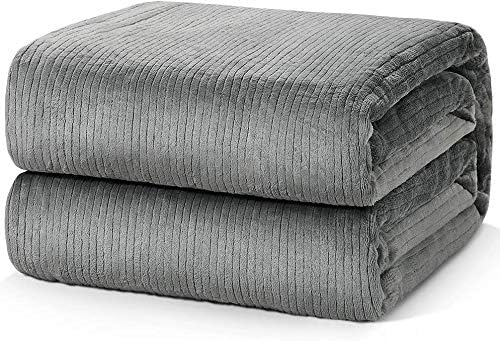 viewstar Fleece 350 GSM Throw Blanket King, Soft Blanket for All Season 350GSM, Fleece Blanket for Bed Couch, Luxury Lightweight Cozy Flannel Fleece Bed Blanket, Microfiber Throw for Bed 108x90