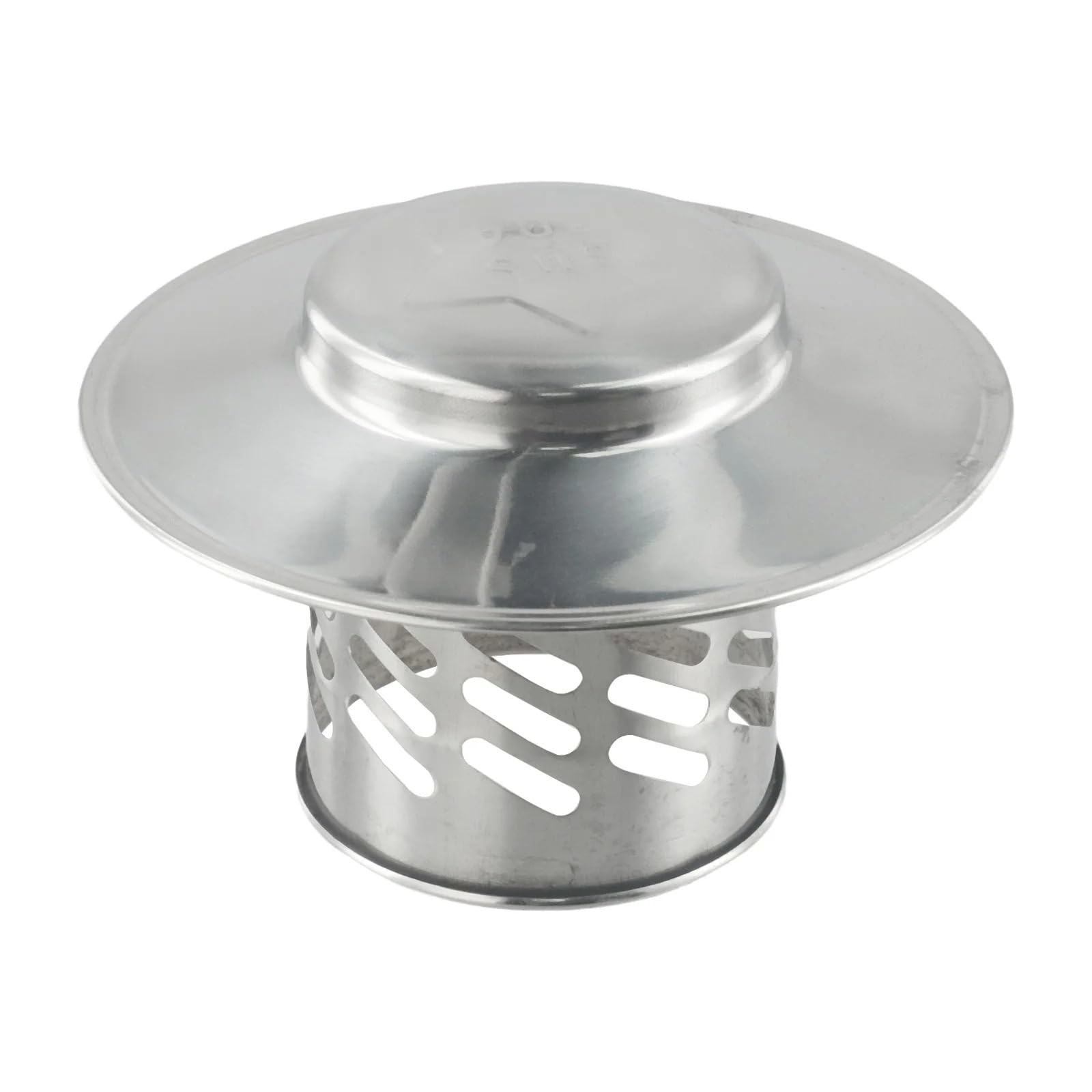 Trryuip 80Mm 3Inch Chimney Cowl Chimney Cap Exterior Wall Fresh Air Outlet Roof Pipe Exhaust Hood Ventilation Ducts Chimneys 80Mm 110Mm 160Mm(80Mm 3Inch)