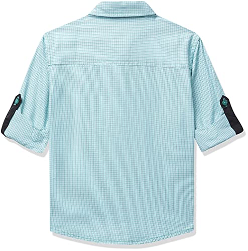Image of Amazon Brand - Jam & Honey Boys 100% Cotton Printed Regular Fit Long Sleeve Shirt