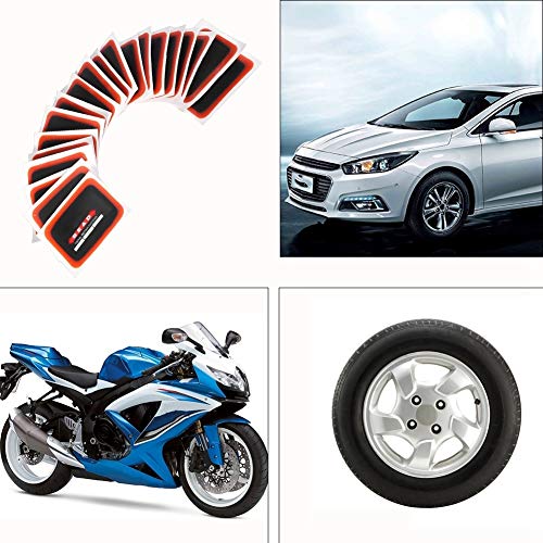 Nikou Reifenflickens - 20PC Universal-Auto-Motorrad-Radialreifen Reifen-Reparatur-Patch (Größe : KDS-08)