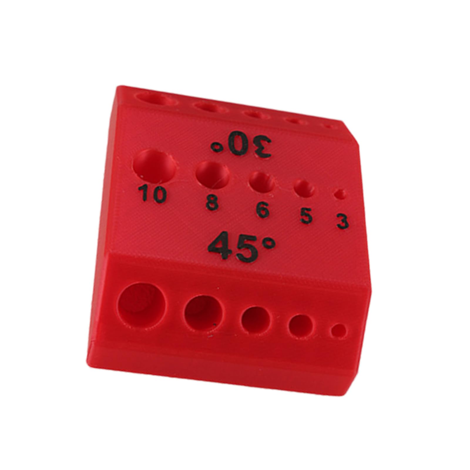 Sturdy Polylactic Acid Angles Jig Accuracy Hole Alignment Tool for Professional Beveled Joints and Deck Building Applica Transportable Drill Jig