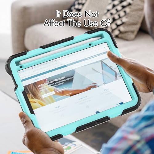 Coque iPad mini 7 antichoc avec dragonne pour éviter les chutes de tablette - 4