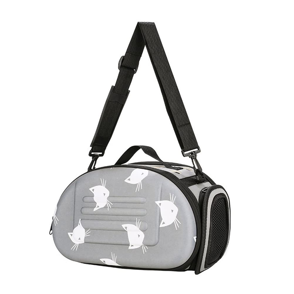 Garneck Katzen Tragerucksack aus Eva mit Ergonomischem und Diagonalem Design Atmungsaktive Transporttasche für Katzen für Outdoor und Haustiertransport