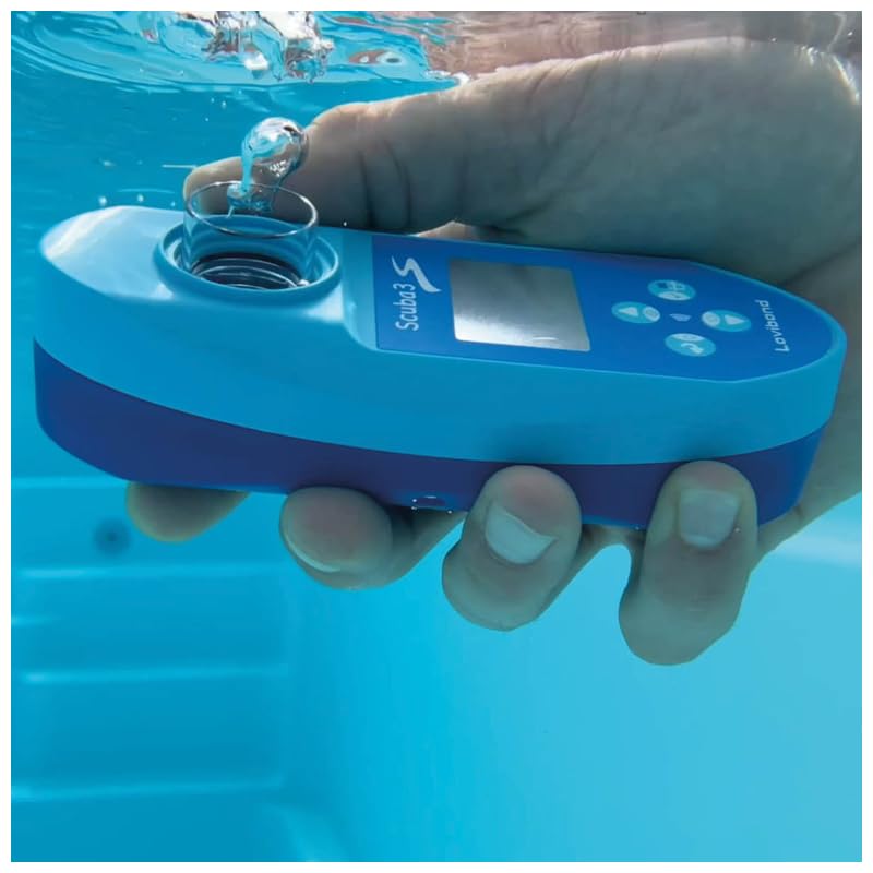 Lovibond Scuba 3S Testeur électronique intelligent pour piscine et jacuzzi Nouveau design et fonctionnalité 11 tests Résultats de mesure plus rapides, écran plus grand, transmission de données sans