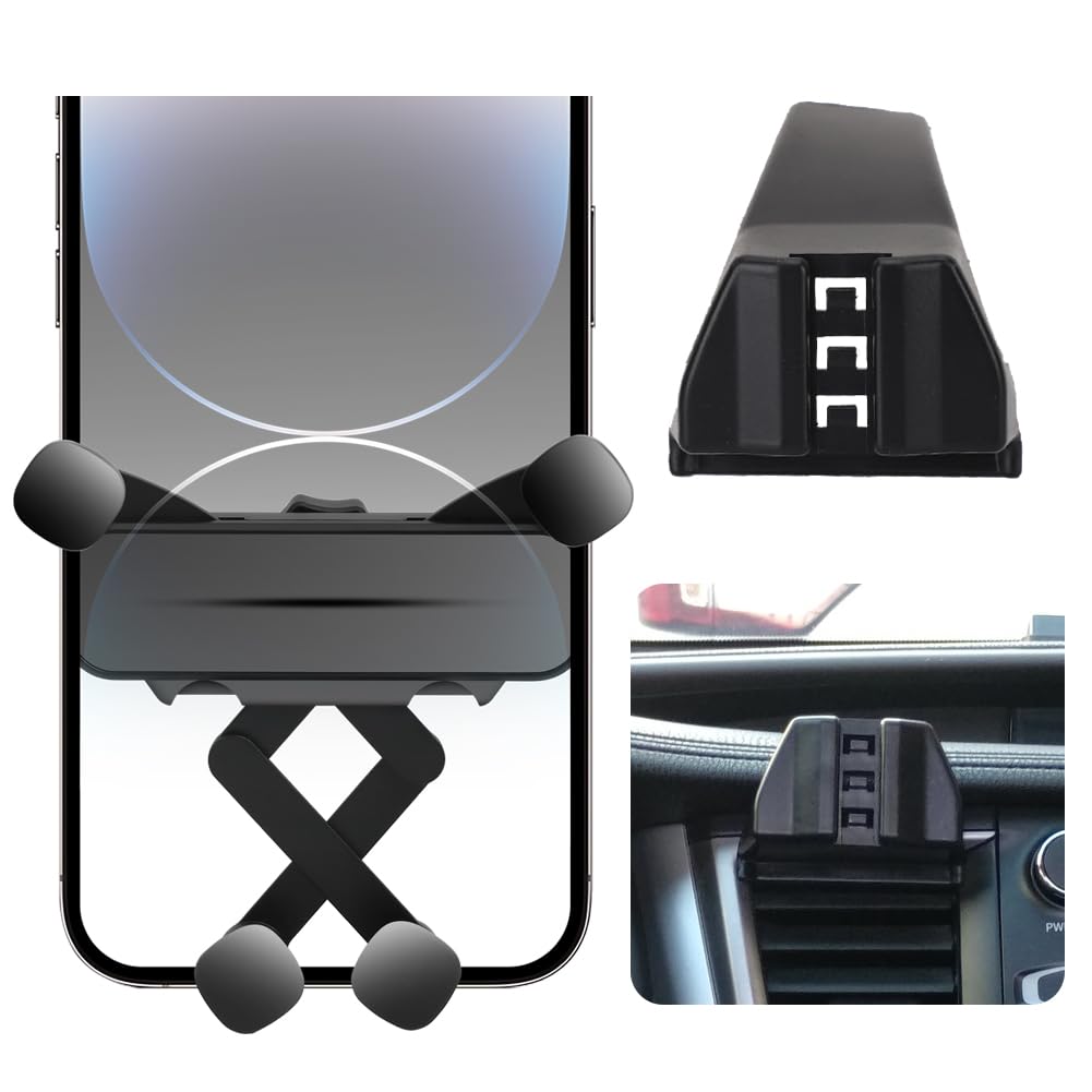 Car Phone Holder for Toyota Highlander Auto Accessories[Special Vehicle Installation?only for 2014-2019 Highlander?Non Universal][Auto Lock Hands Free Cell Phone Mount Car fits for All Smartphones]