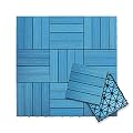 NewTechWood – UltraShield Naturale Deck Tiles for Outdoor Flooring, Weather-Resistant Patio Flooring, Set of 10 1x1-foot Interlocking Deck Tiles, Outdoor Patio Tiles, Caribbean Blue