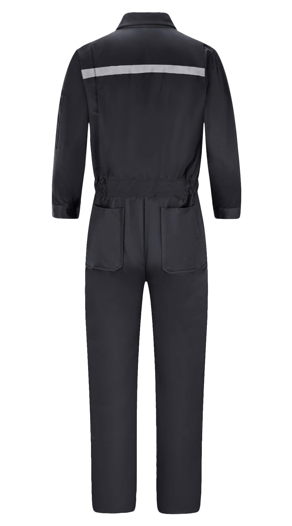 Hombre Mono de Trabajo Multibolsillos Reflectante Traje de Trabajo Manga Larga Mono Trabajo Mujer Alta Visibilidad Ropa de Trabajo para Mecánicos Carpinteros