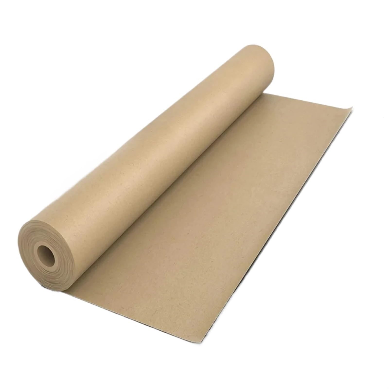 Rollo de Papel Kraft marrón Liso, Papel Adhesivo artístico for Envolver Regalos, Embalaje, Manualidades, tablones de anuncios Rollo de Papel Kraft(50cmx10m 1Roll)