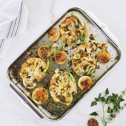 Hestan-OvenBond-Collection-Tri-ply-Half-Sheet-Pan-13-Inch-x-18-Inch Hestan OvenBond Collection Tri ply Half Sheet Pan 13 Inch x 18 Inch